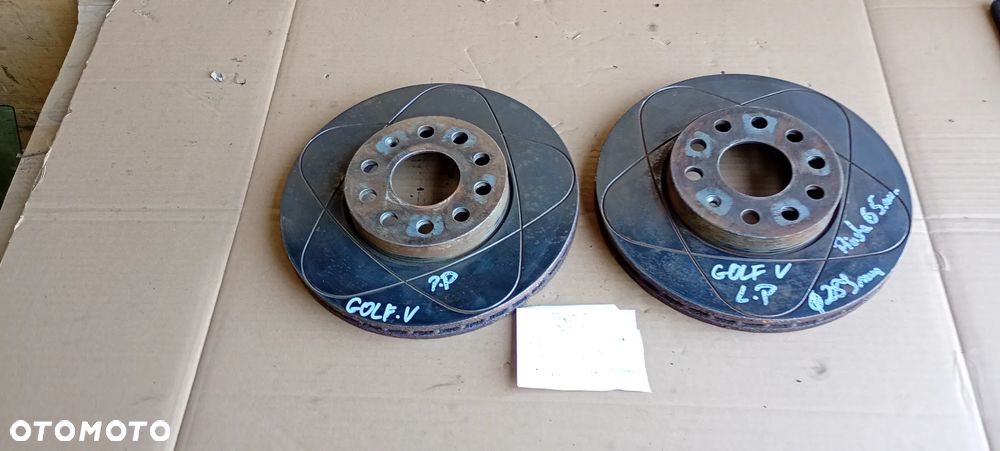 Tarcze hamulcowe przód przednie 289mm VW Golf V 2.0 TDI - 6