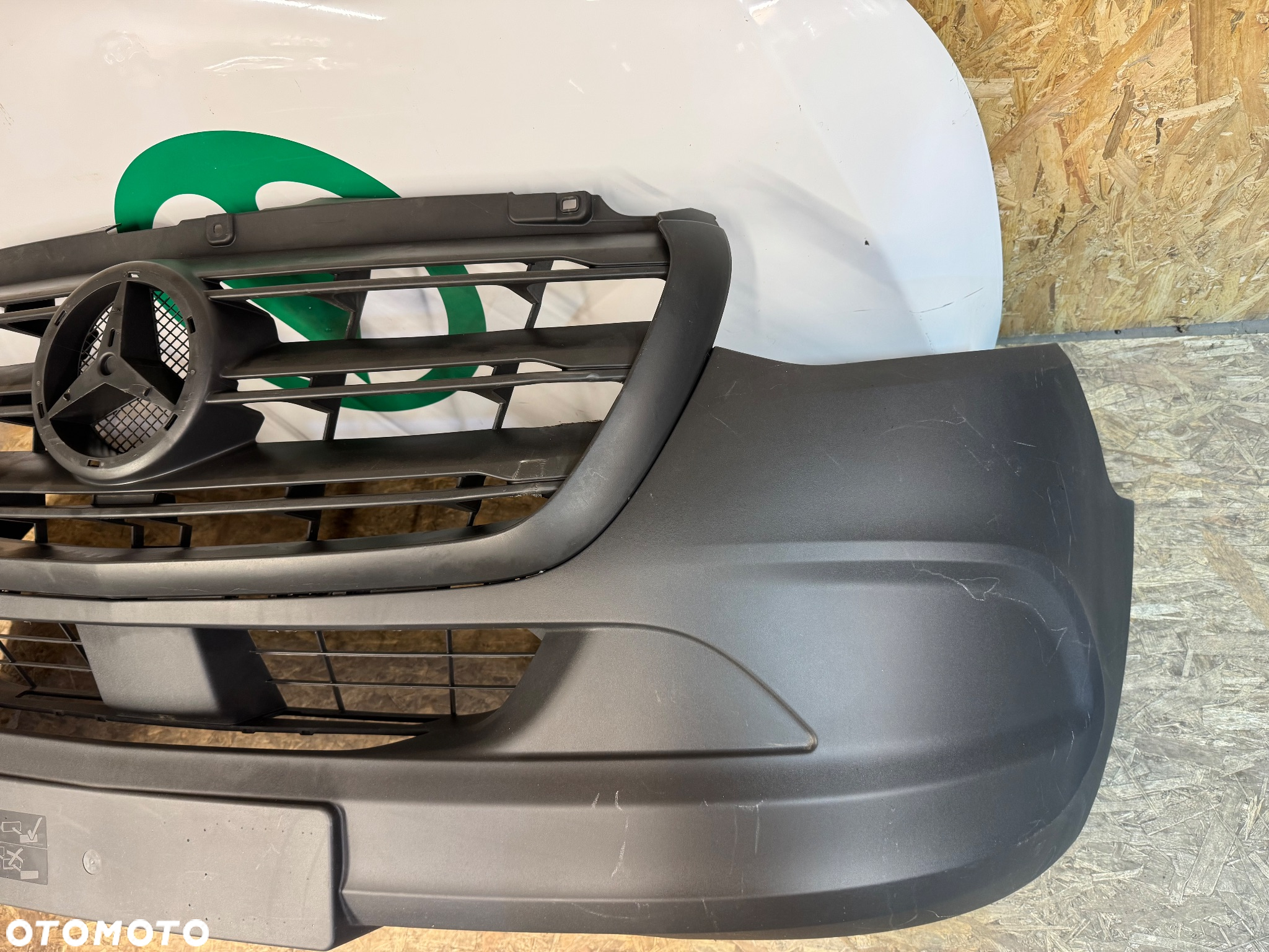 Maska zderzaka lampa komplet chłodnic Mercedes sprinter 907 910 - 4