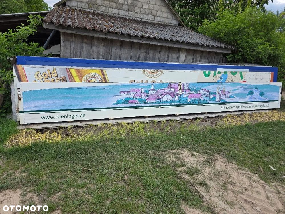 BURTY ALUMINIOWE NIEMIECKIE dł. 7,6 m wys.0,85 m NADSTAWKI - 1