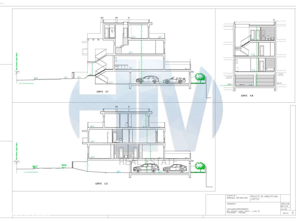 Terreno com Projeto Aprovado para 2 Frações - Ermesinde - Grande imagem: 2/4