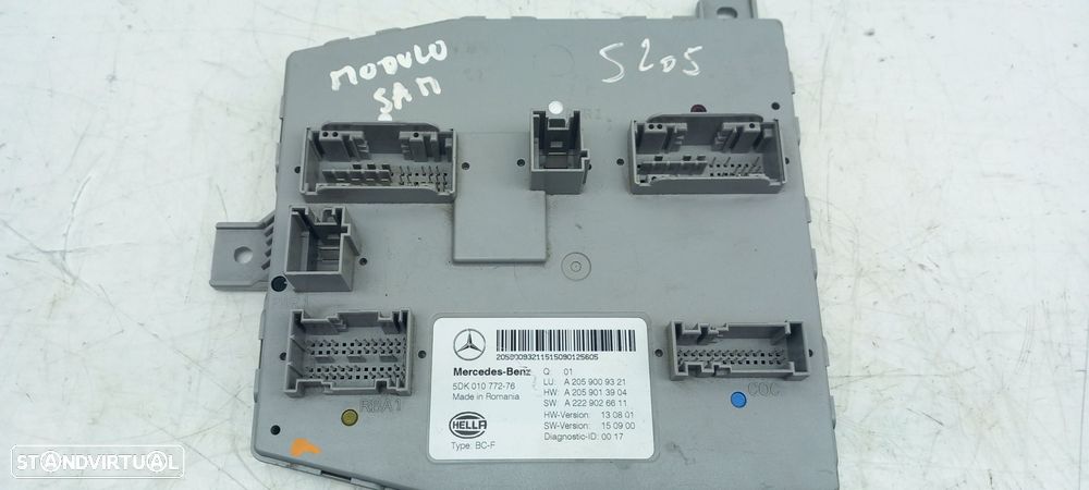 Caixa fusíveis / SAM / BSI MERCEDES-BENZ Classe C Carrinha (S205) - 1