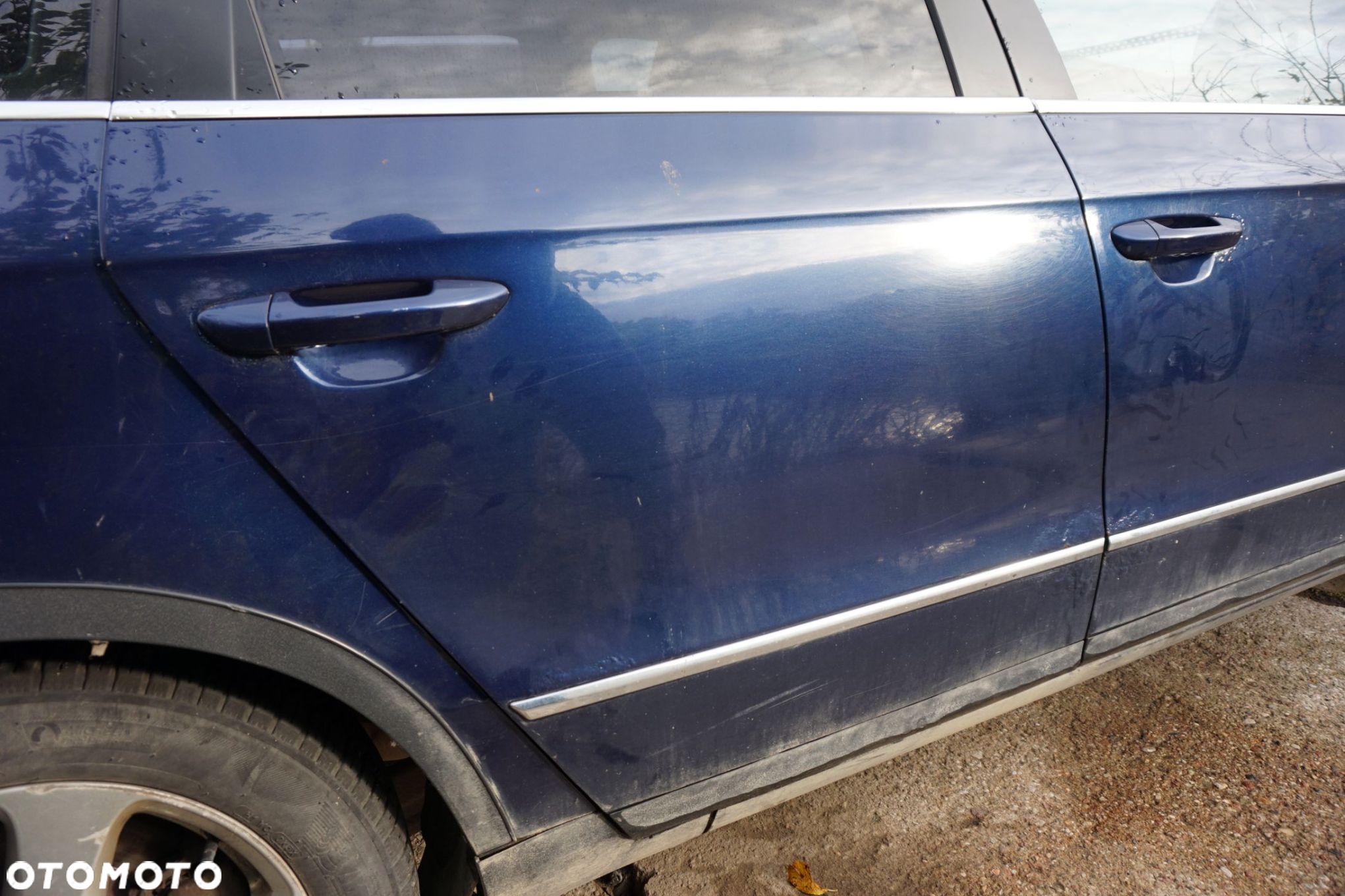 DRZWI TYLNE PRAWE PASSAT B6 KOMBI LD5Q  GRANATOWY VOLKSWAGEN 2005-2010 - 3