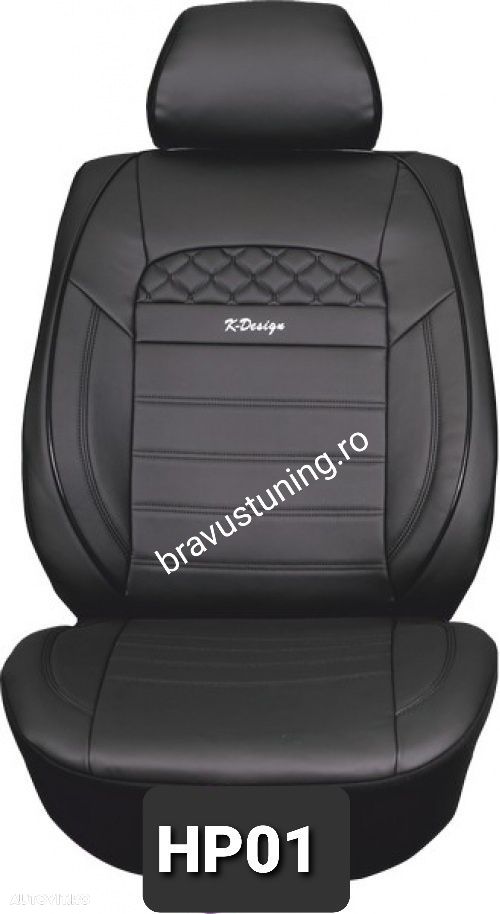 Huse scaun auto PREMIUM PIELE Eco Dedicate Touran 5 locuri INDIVIDUALE - 2