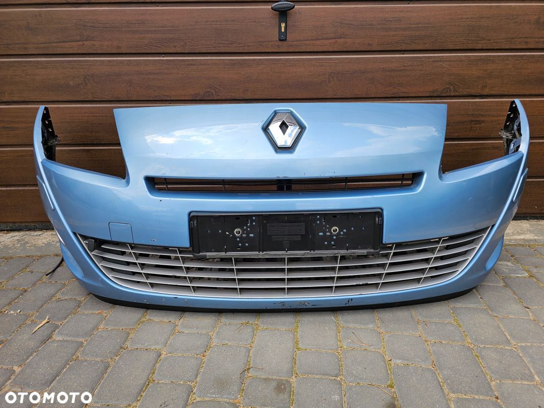 Renault Grand Scenic Iii Błękitny Terpa zderzak przedni xenon sprysiwa - 1