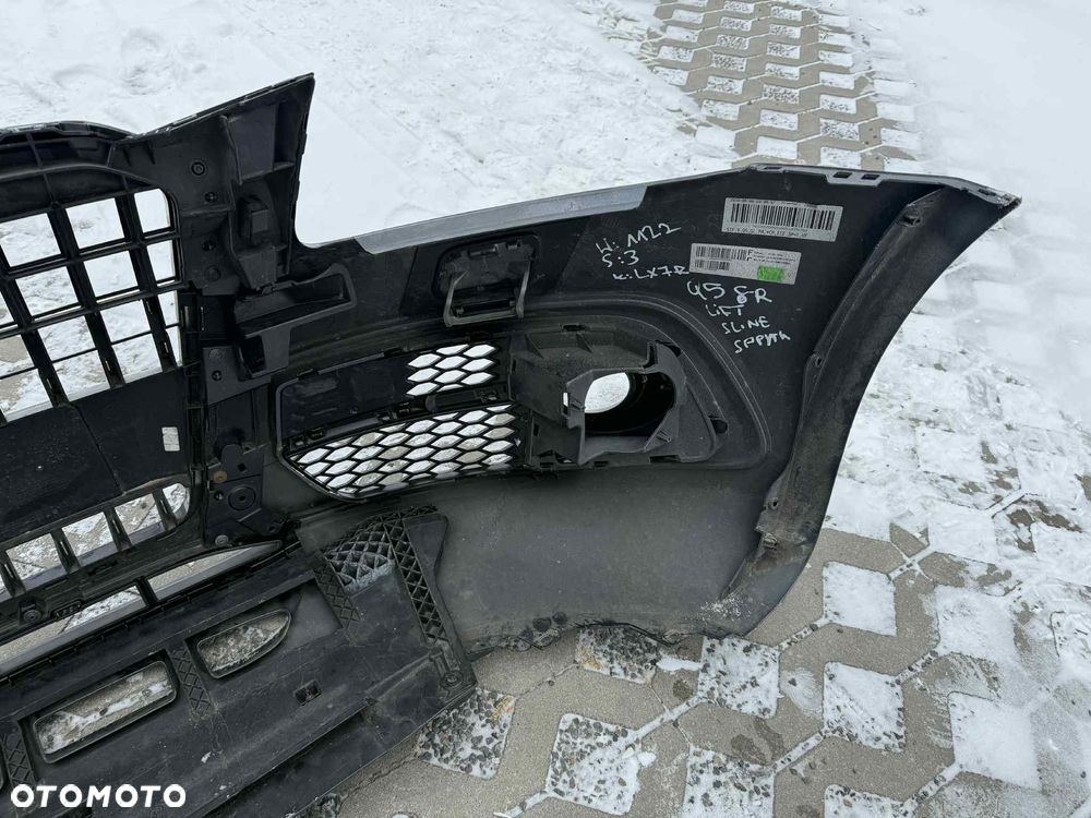 Audi Q5 I 8R FL Lift S-Line Zderzak przód przedni LX7R pod xenon 2012-18 - 9