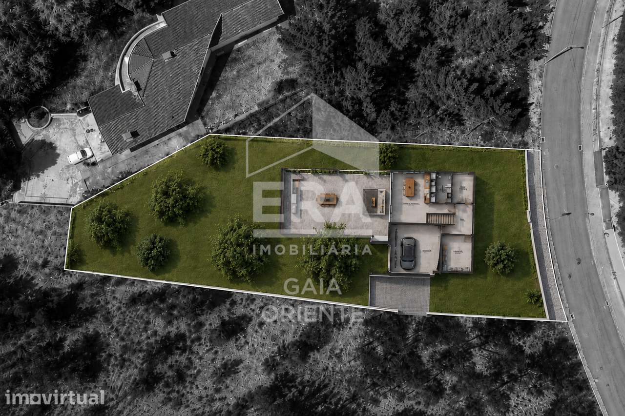 Terreno com projeto em Sandim - Grande imagem: 3/13