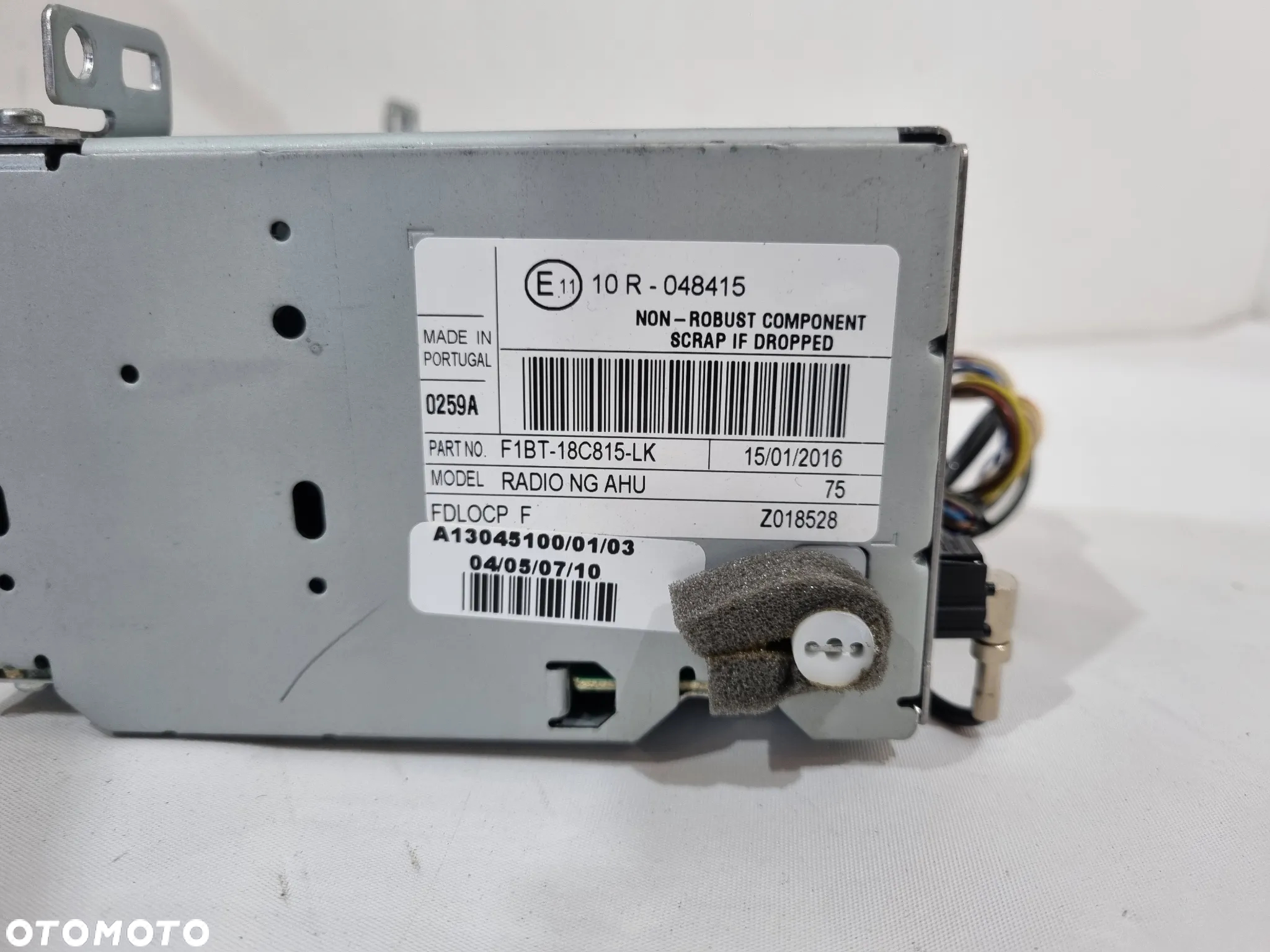 FORD TRANSIT CONNECT WYŚWIETLACZ RADIO NAWIGACJA F1BT-18C815-LK FT1T-14F239-AA - 4