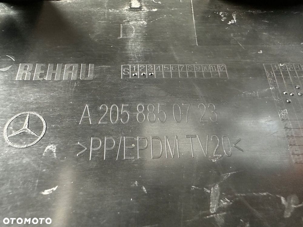 KRATKA ZDERZAKA LEWY PRZÓD LEWA PRZEDNIA MERCEDES C-KLASA W205 A2058850723 - 7