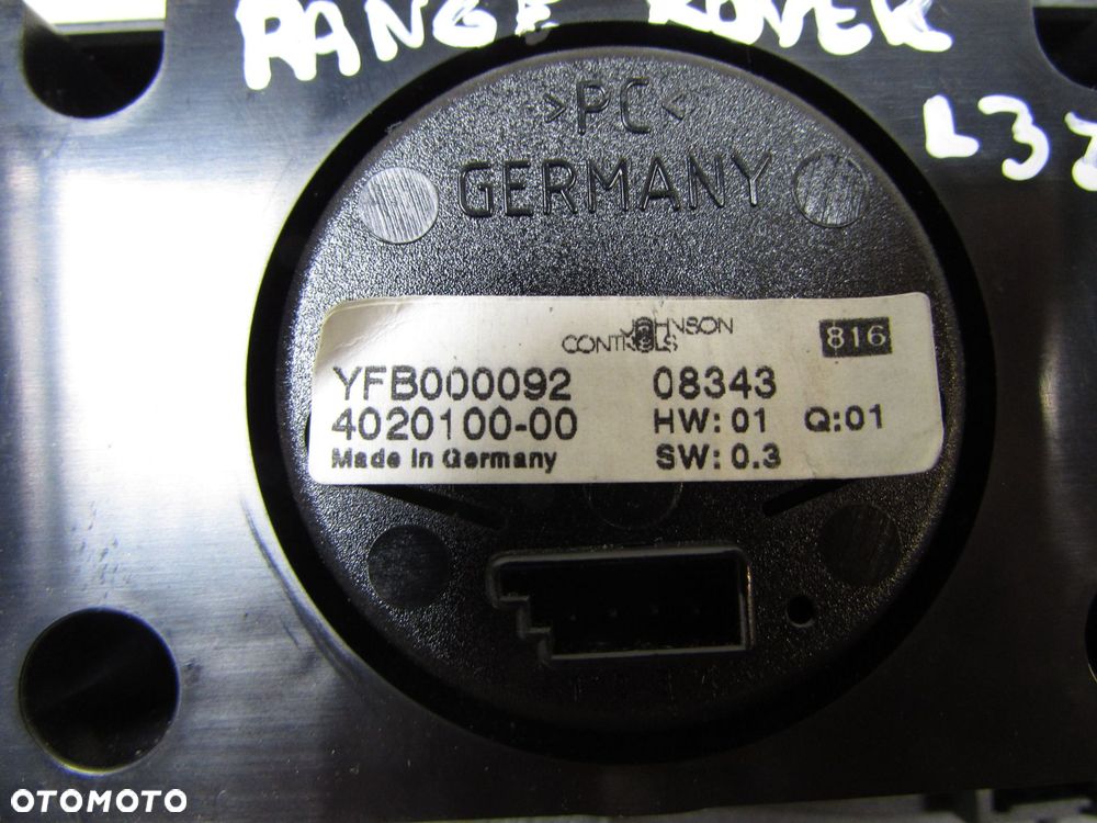 RANGE ROVER III LIFT L322 06-12 PANEL PRZELACZNIK STEROWANIA ZEGAREK 7H42-13D734-CA - 6