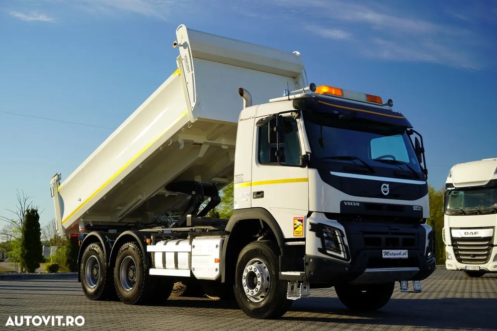 Volvo FMX 420 / 6X4 / BASCULATOR DUBLU / HIDROPOTOME / BODRMATIC / I-SHIFT / EURO 6 - 7