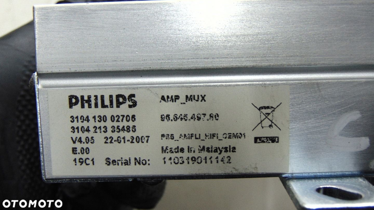 WZMACNIACZ AUDIO HIFI CITROEN C4 9664649780 - 3