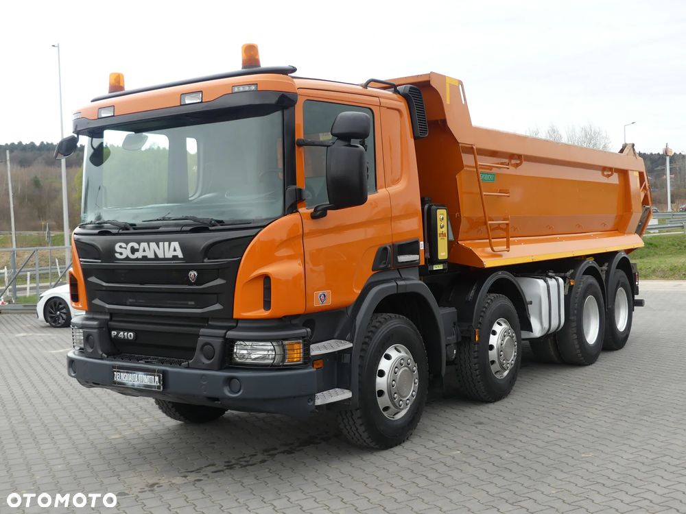 Scania P410 8x4 / WYWROTKA / ALUFELGI / MANUAL / EURO 6 / - 10