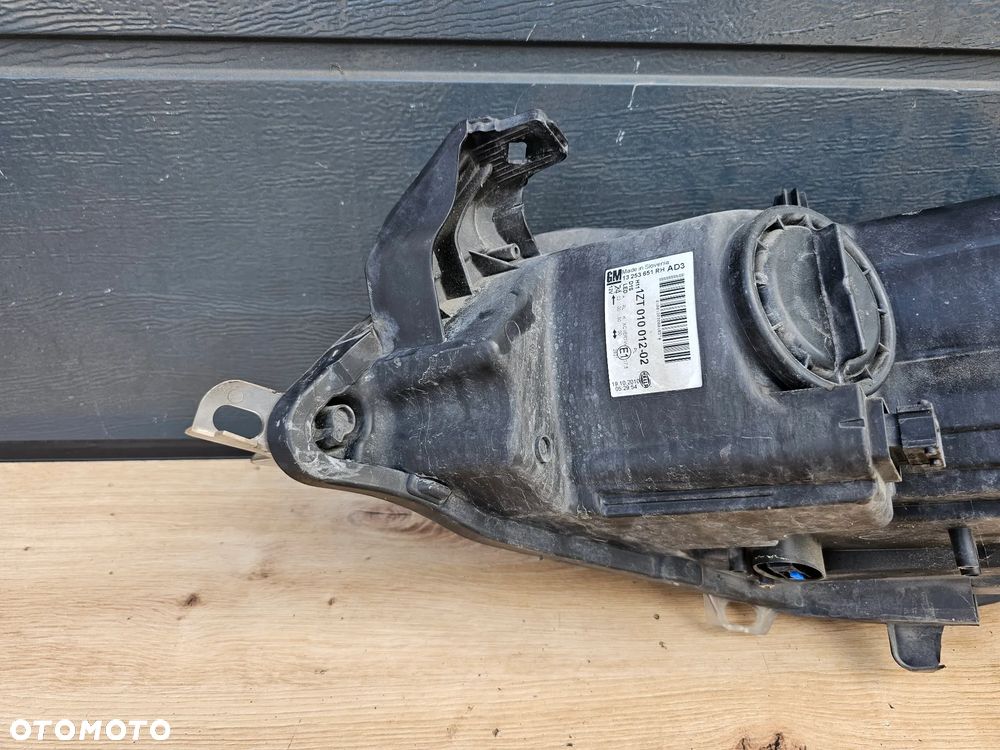 LAMPA PRAWA PRZEDNIA PRAWY PRZÓD OPEL ASTRA J BI-XENON LED EUROPA DEMONTAŻ ORYGINAŁ 13253651 - 13
