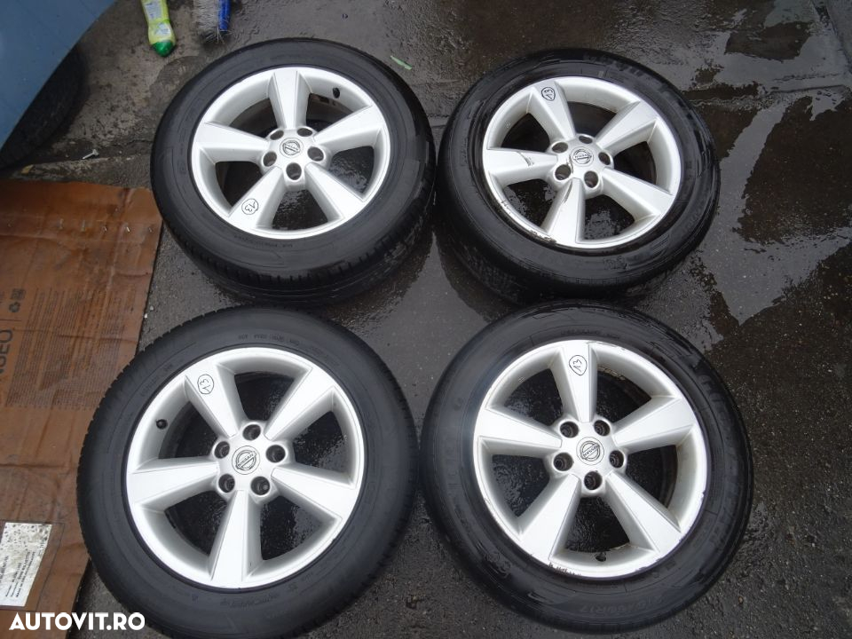 Vand Jante aliaj cu Cauciucuri Nissan Qashqai 215/60 R17 din 2009 - 2