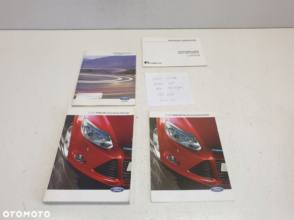 Ford Focus MK3 KSIĄŻKA SERWISOWA Dokumenty Polska - 12