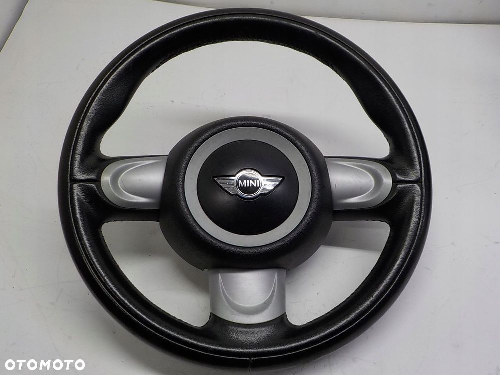MINI COOPER R52 R55 R56 KIEROWNICA SKÓRA AIRBAG PODUSZKA KIEROWCY - 1