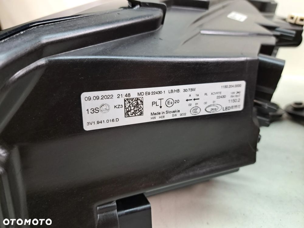 SKODA SUPERB III LIFT Lampy FULL LED przód KOMPLET - 6