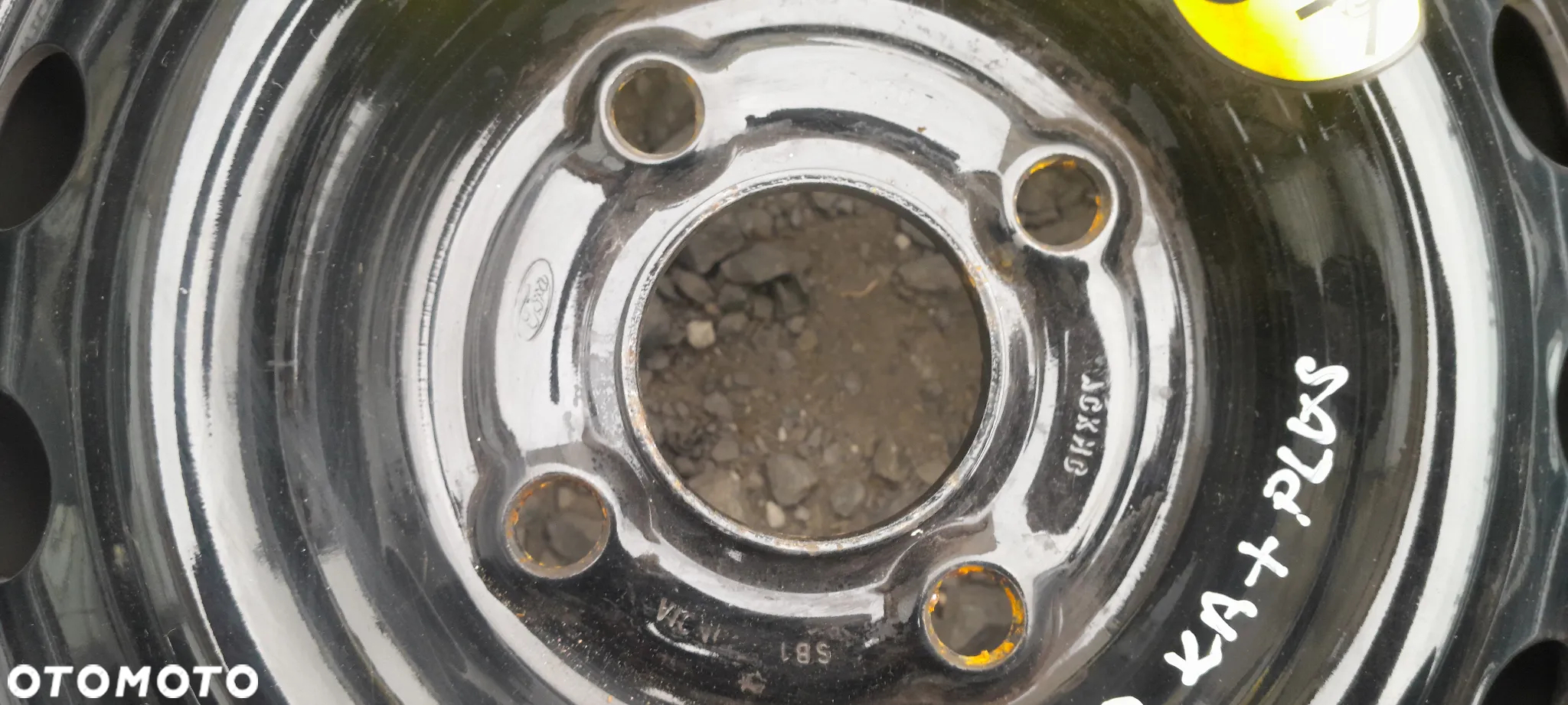 FORD KA+ PLUS FELGA STALOWA 4X108 KOŁO ZAPASOWE OPONA 175/65R14 E4B11015AC DOJAZDÓWKA - 2