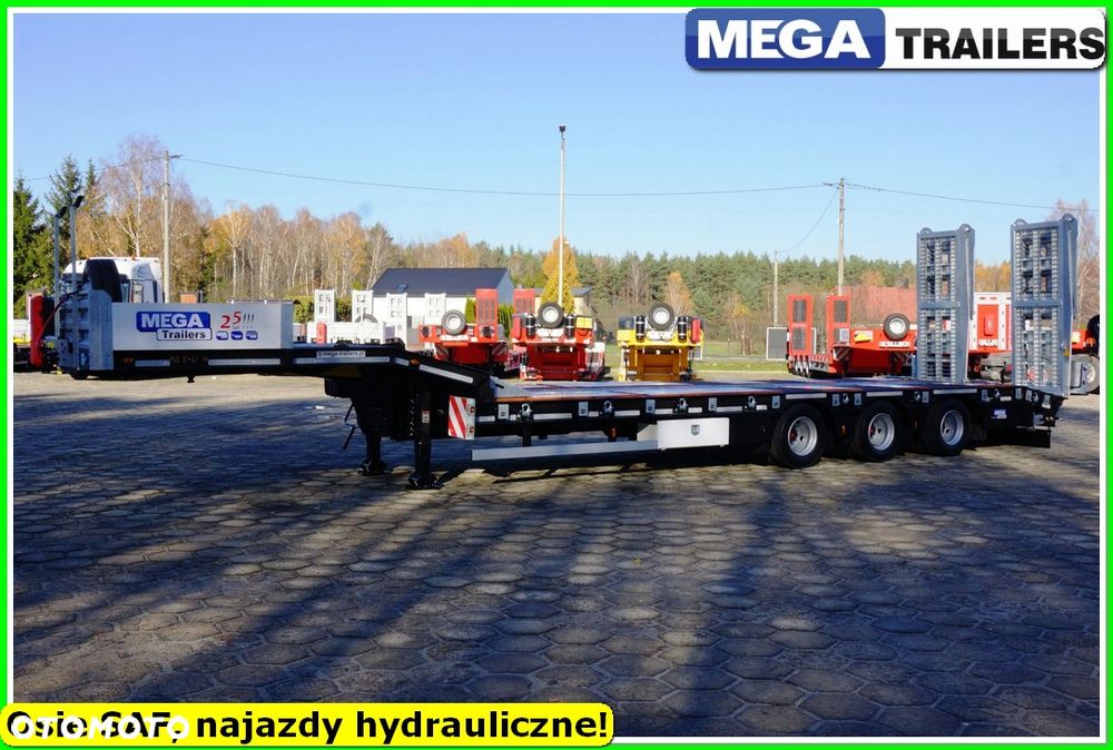 Mega Niska podłoga, DMC 54 T, oś skrętna, najazdy HYDRULICZNE 4,0 M !!! - 9