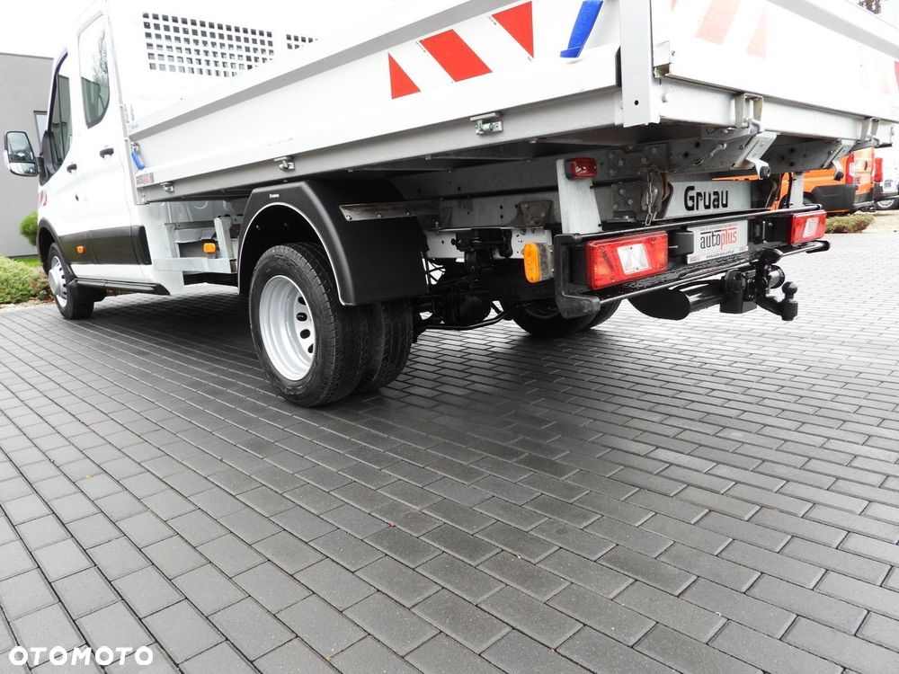 Ford TRANSIT WYWROTKA PODWÓJNA KABINA DOKA 6 MIEJSC TEMPOMAT LEDY BLIŹNIACZE KOŁA KLIMATYZACJA  170KM - 16