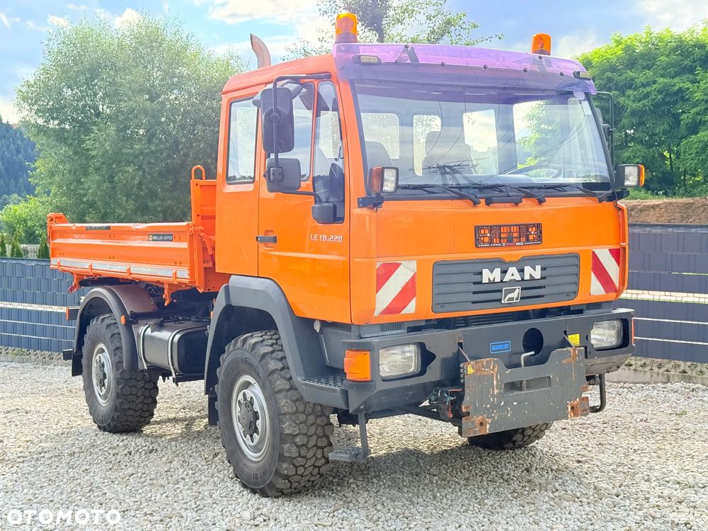 MAN * MAN 10-220 * Pług * Kiper Wywrotka Meiller * 4x4 * Zimowe Utrzymanie * Unimog * - 20