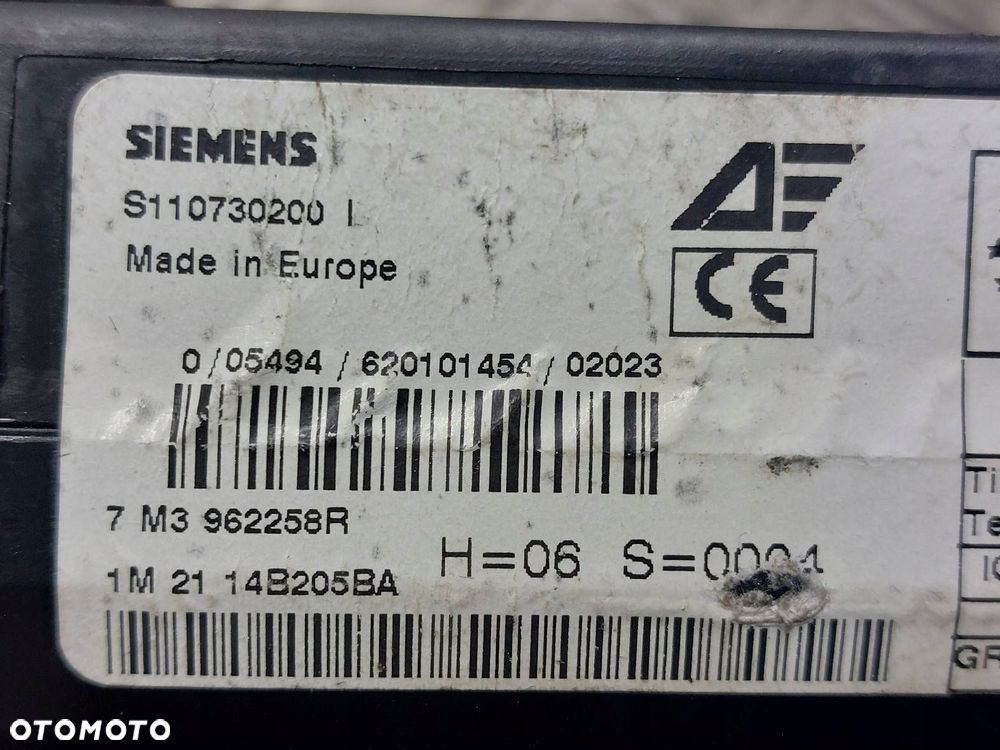 MODUŁ BSI VOLKSWAGEN SHARAN MK1 LIFT 1.9 TDI 7M3962258R - 3