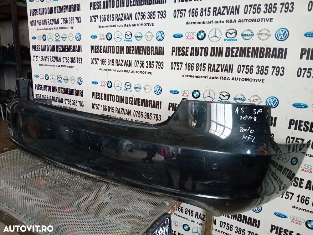 Bara Spate Completa Audi A5 Sportback 4 Usi Cu Senzori 2007-2012 Mic Defect LICHIDARE STOC - 4
