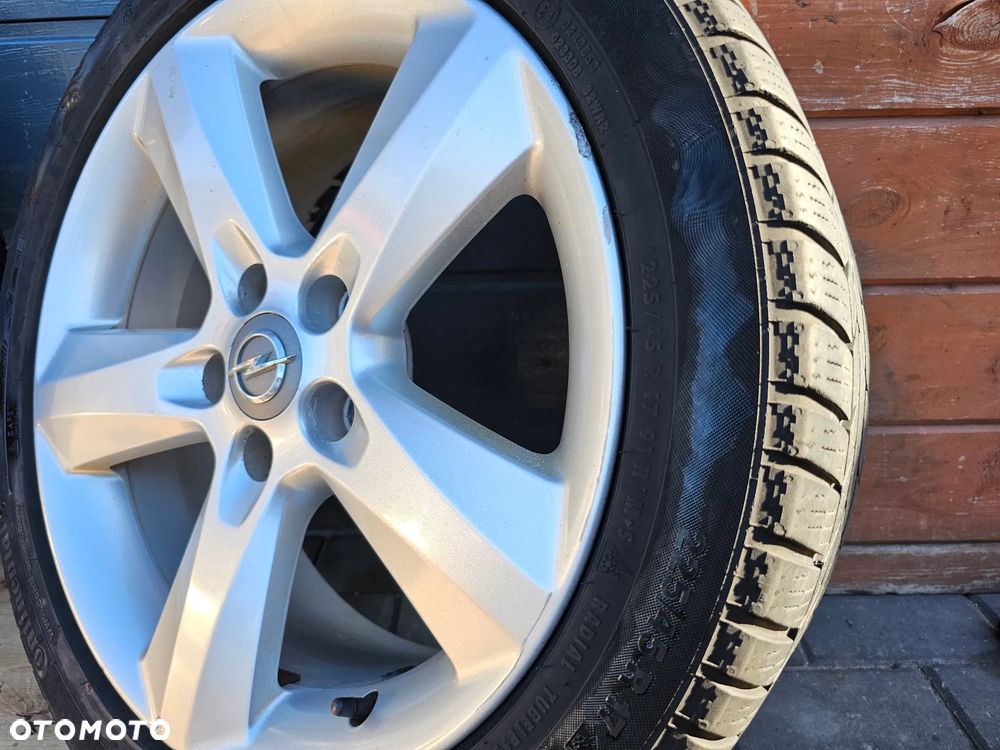 KOŁA FELGI ALUMINIOWE OPONY OPEL VECTRA C ASTRA H ZAFIRA B MERIVA B SIGNUM 17" 7J 5x110 ET35 225/45/17 - 6