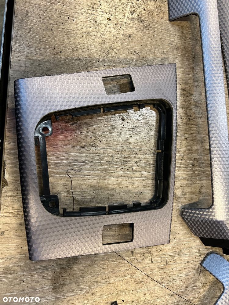 Dekory listwy wewnętrzne e46 sedan kombi komplet Carbon Aluminium - 3