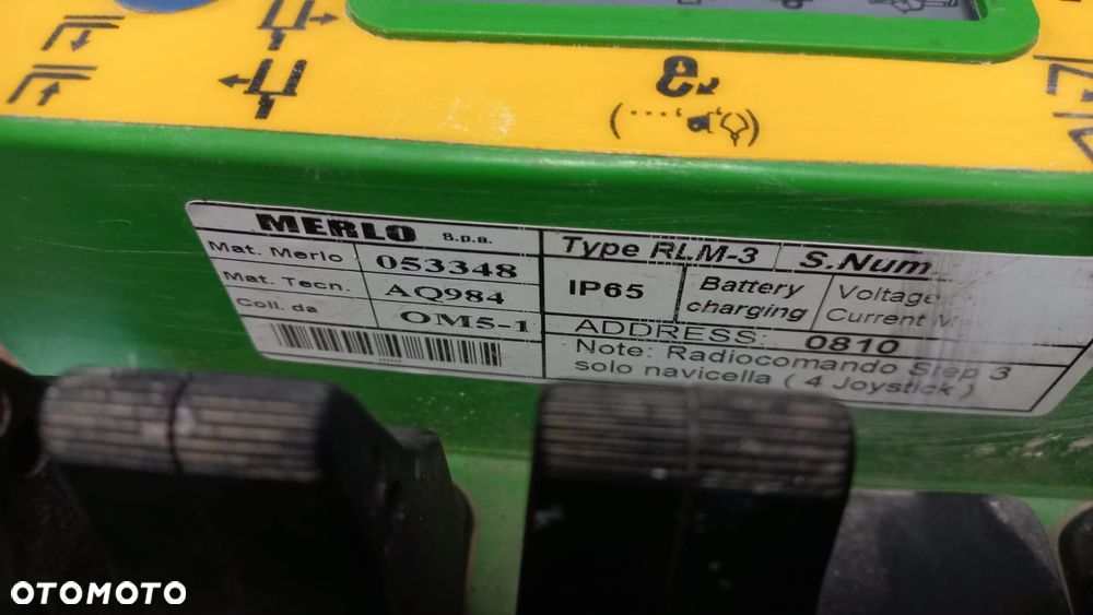 pilot KOSZA  radio 053348 aq984 merlo roto - 2