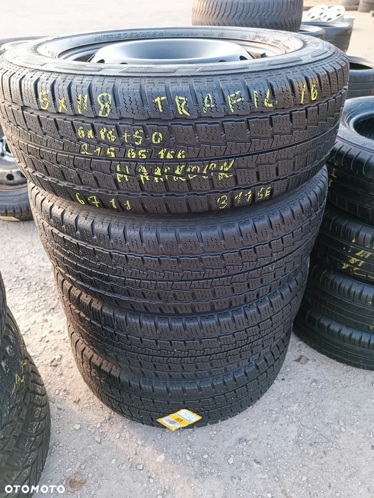 5x118 Felgi Stalowe Stal 16C 16 C Koła Zimowe Zima RENAULT TRAFIC OPEL VIVARO NISSAN PRIMASTAR 6-7mm Legnica ALU-RAD 215/65 - 4