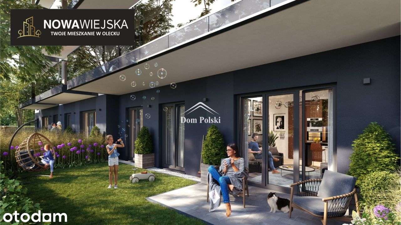 4 pokojowy apartament na parterze - Nowa Wiejska