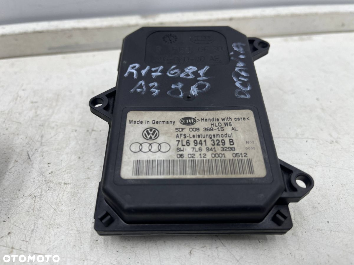 Przetwornica Audi A3 8p Octavia Superb 03-13r. moduł skrętu świateł doświetlajace zakręty 7l6941329b - 5