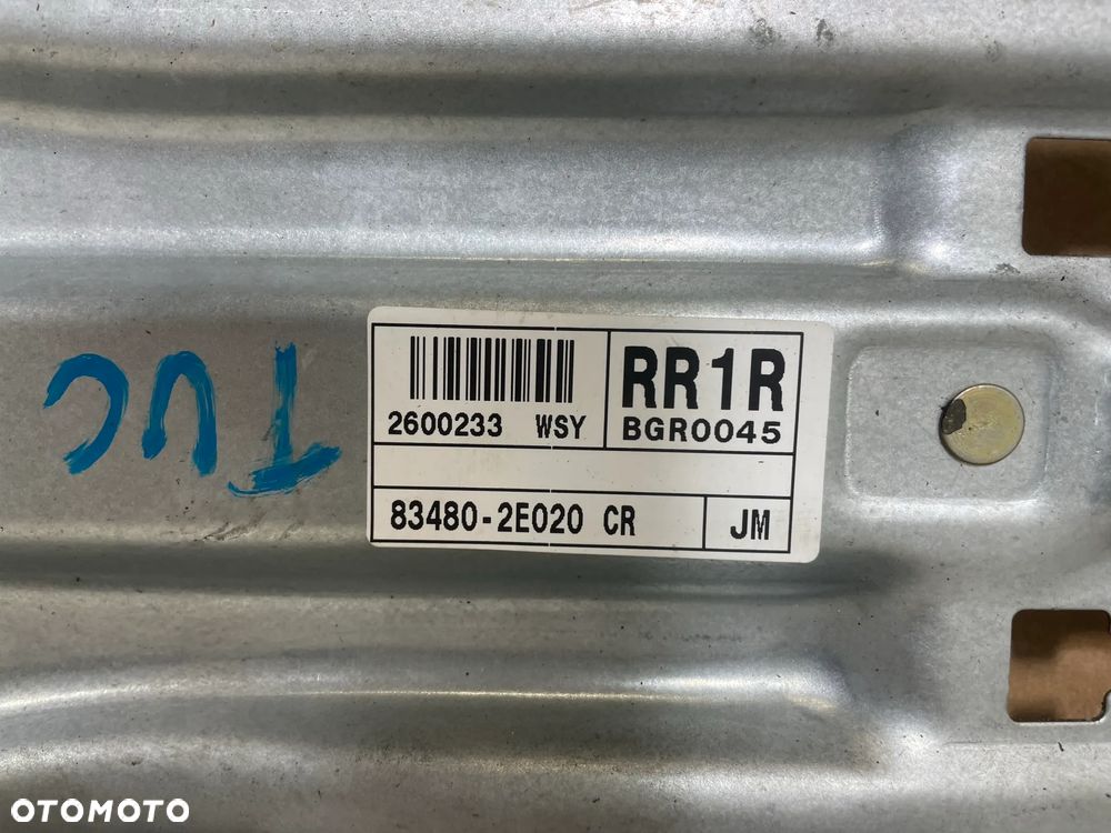 HYUNDAI TUCSON I KIA SPORTAGE CARENS PODNOŚNIK SZYBY LEWY PRAWY PRZÓD PRZEDNI TYŁ TYLNY 82480-2E050 83480-2E020 83470-2E020 82470-2E080 - 3