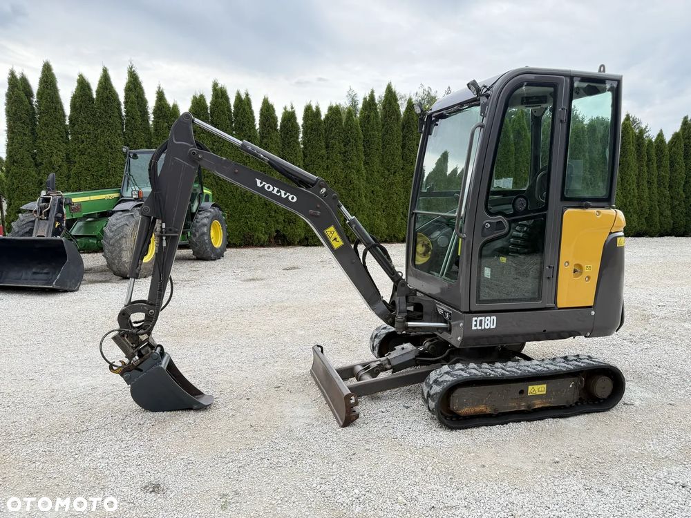 Volvo EC18D EC 18 D / Z NIEMIEC / PIĘKNA / POWERTILT / 2017 ROK / ORYGINAŁ / 15 16 17 20 22 301.6 301.8 VIO PC KX 018 19C 16C 18-3 - 6