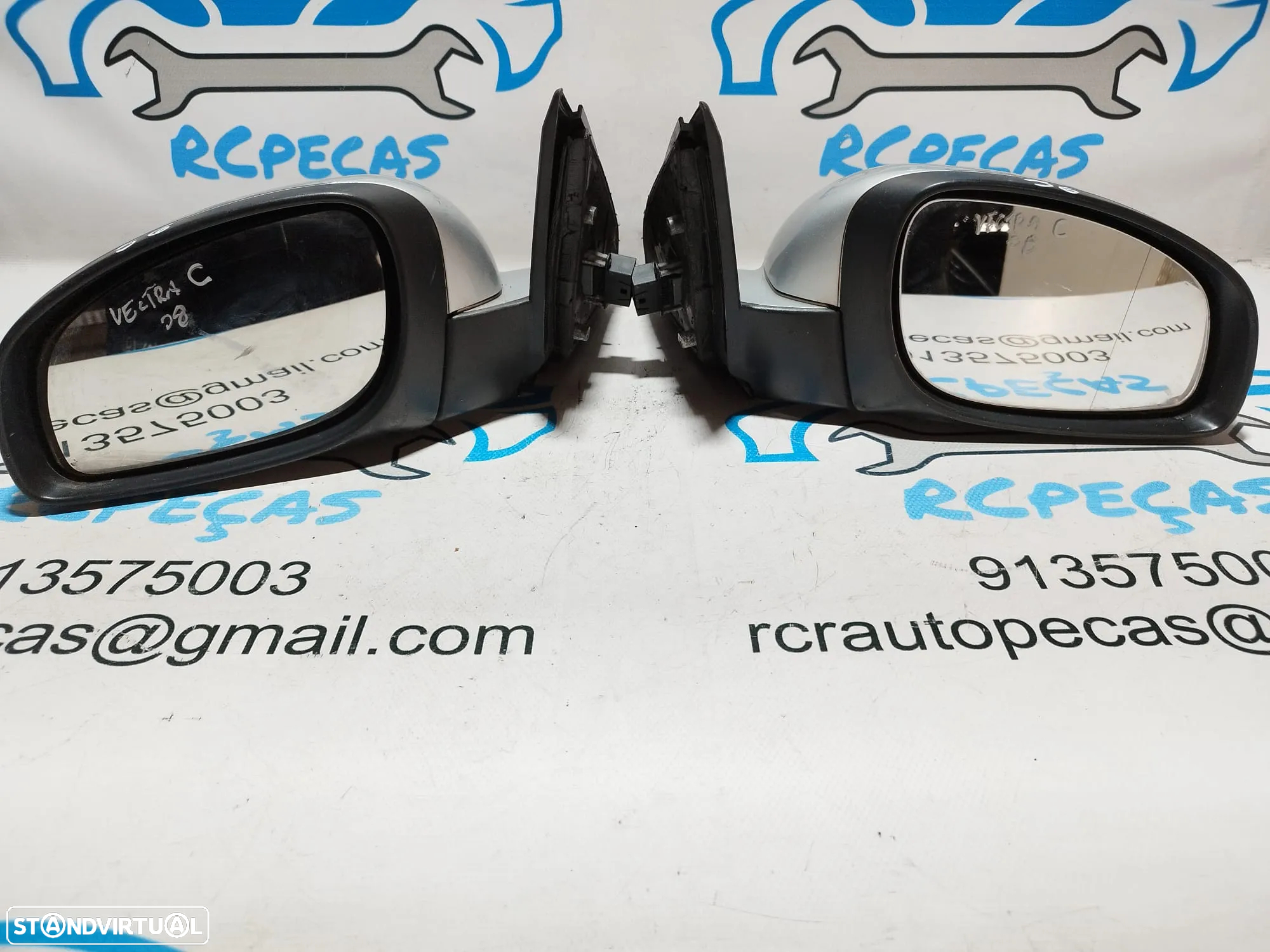 ESPELHO RETROVISOR ESQUERDO DIREITO OPEL VECTRA C GM24436145 24436145 GM24436147 24436147 OPEL SIGNUM ELETRICO AQUECIDO ESPELHOS RETROVISORES - 2