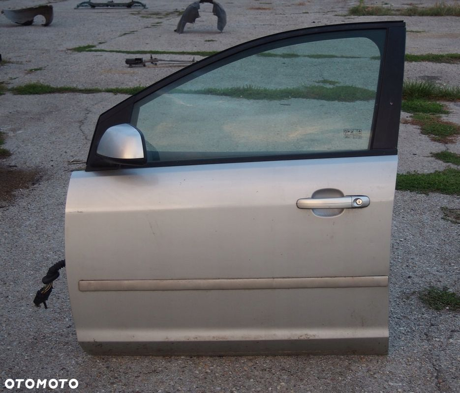 DRZWI LEWE PRZÓD PRZEDNIE FORD FOCUS MK2 SREBRNE KOMPLETNE HB / KOMBI - 6