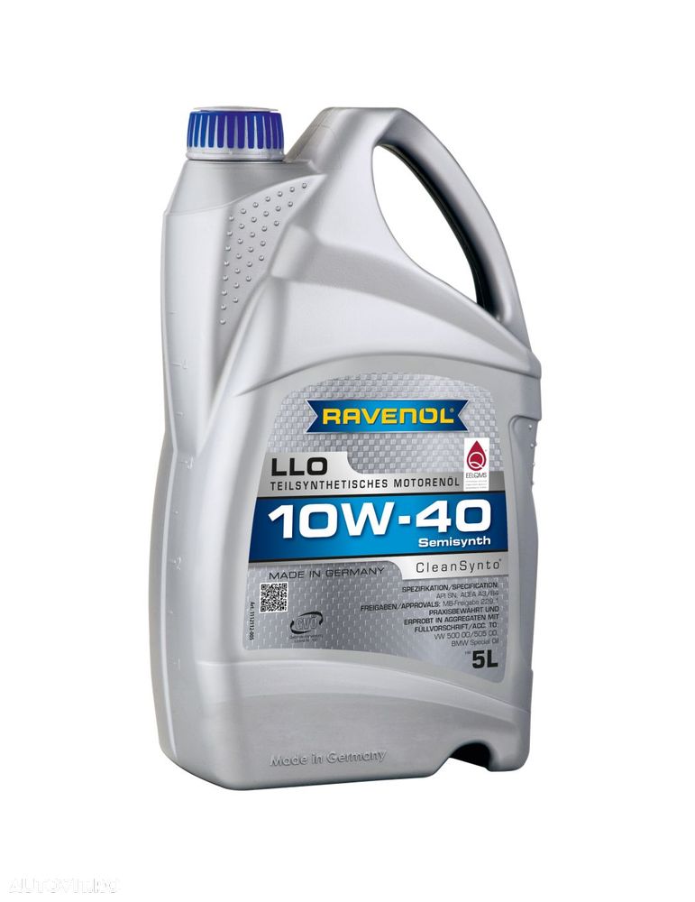 Ulei de motor Ravenol LLO 10W-40 5 litri - 1