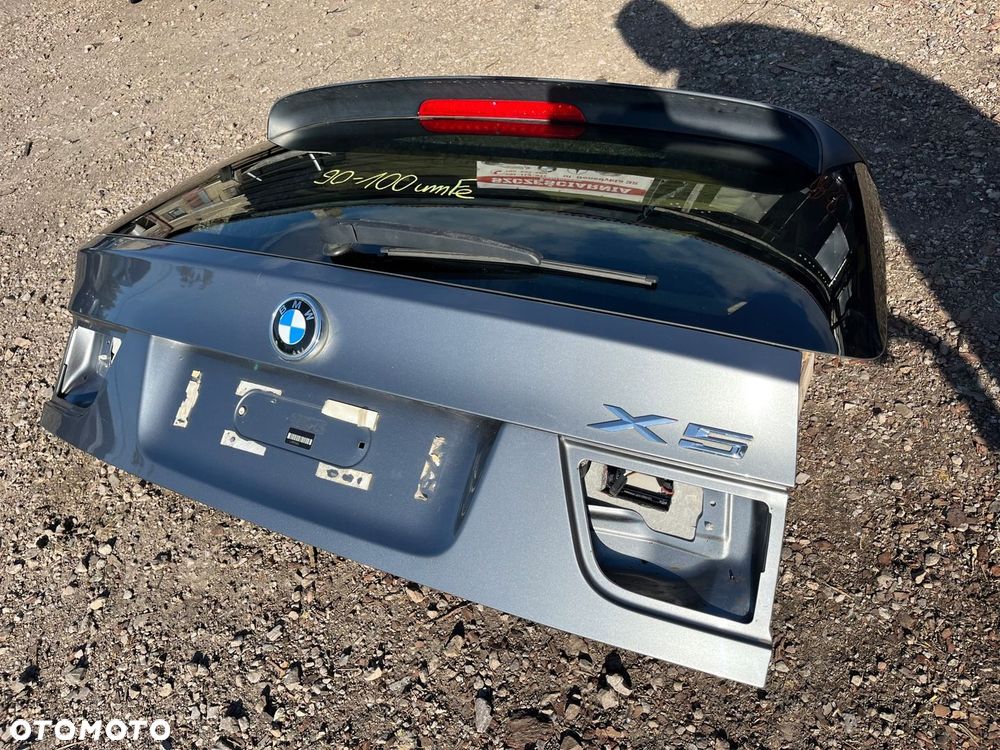 Klapa bagaznika szyba tyl STOP A52/7 SPACEGRAU BMW E70 X5 ORG LAKIER - 3