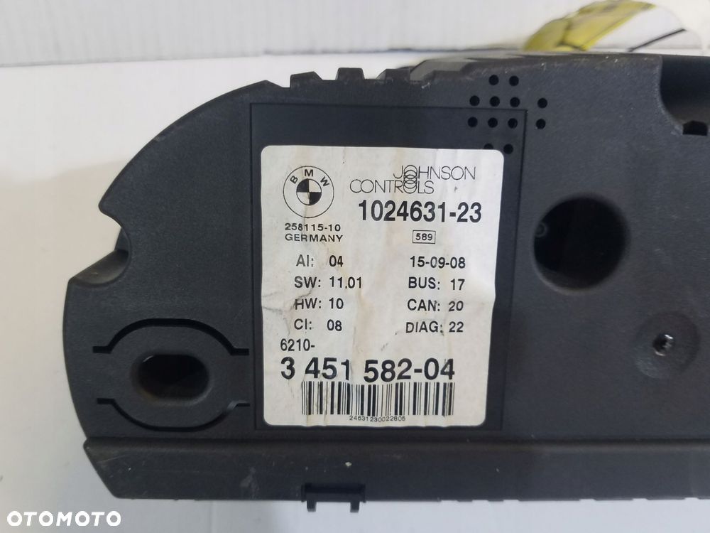 licznik zegary bmw x3 e83 2.0 d 1024631 3451582 - 3