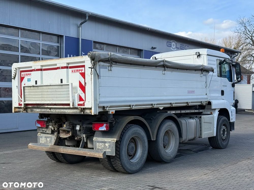 MAN TGS 26.460 BL 6x4 EURO6 WYWROTKA TRÓJSTRONNA - 4