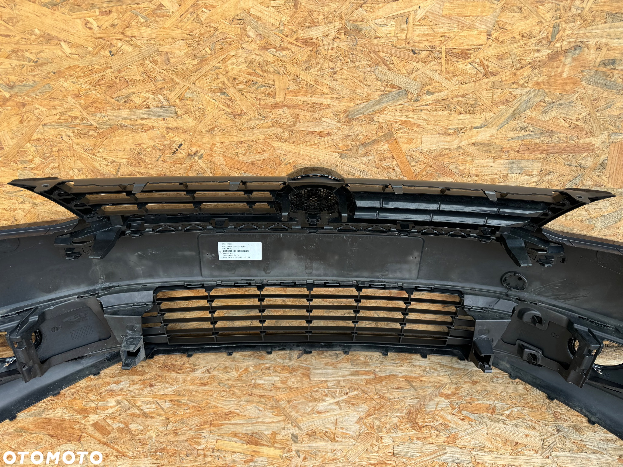 ZDERZAK PRZÓD PRZEDNI VOLKSWAGEN TOURAN II 2 1T0 10-15 CADDY SPRYSKI KRATKA GRILL 1T0807221M 1T0853653L ORYGINAŁ - 13