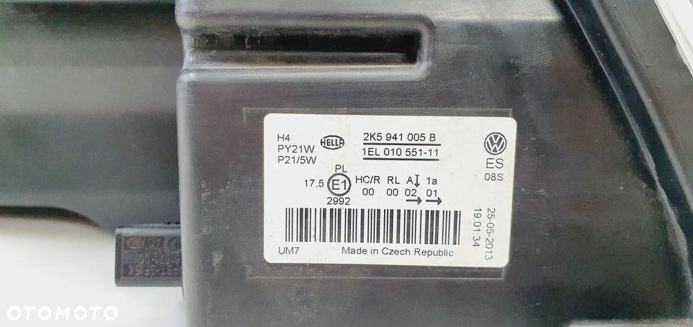 VW CADDY III 2K5 LAMPA LEWA PRZÓD ORYG EU - 8