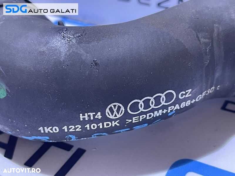 Furtun Furtunuri Racord Conector Apa Skoda Octavia 2 2.0 TFSI BWA 2004 - 2013 Cod 1K0122101DK - 2