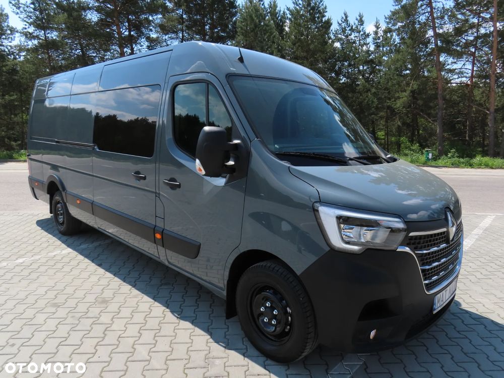Renault Master 2.3 dCi 163 KM 7-Mio Osobowy + 895 Kg Ładowność Doka Dubel Brygadowy Ekstra Długi 4383 mm Furgon Blaszak HAK 2500 Kg Rozstaw Osi 4332 mm WZMACNIANY Napęd Na Tylną Oś Stan Auta Jak Nowy OKAZJA POLECAM - 8
