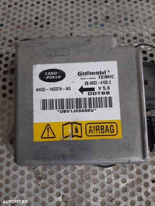 Modul Calculator ECU Airbag SRS Range Rover Sport Facelift Land Rover Discovery 4 An 2011-2013 - 2