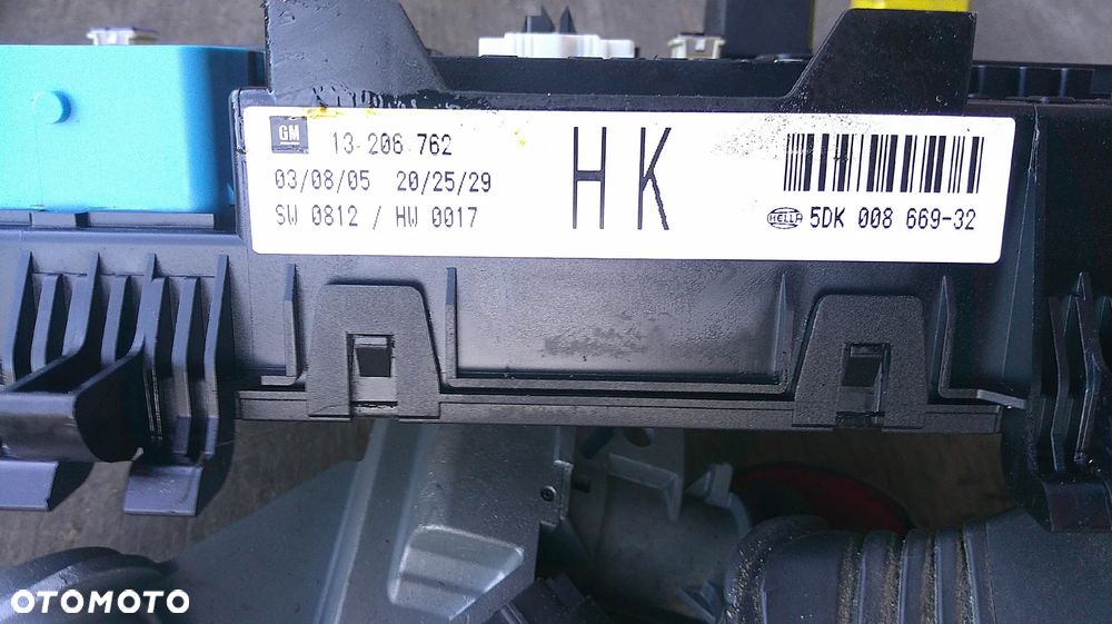 OPEL ASTRA III H 1.6 16V IMMO ZESTAW STARTOWY 12250740 - 5