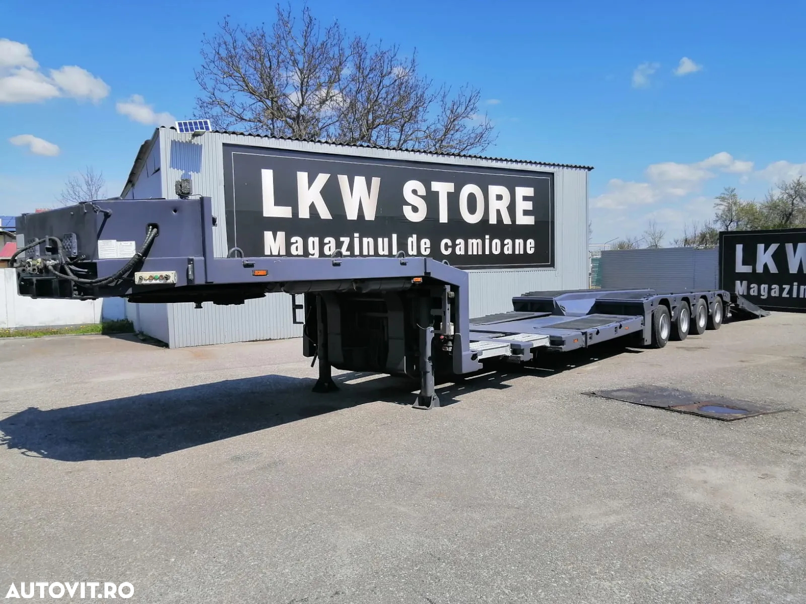 Langendorf Trailer-Tiefbett, 4 Axe, 59 to, extensie, TOP !!! - 6