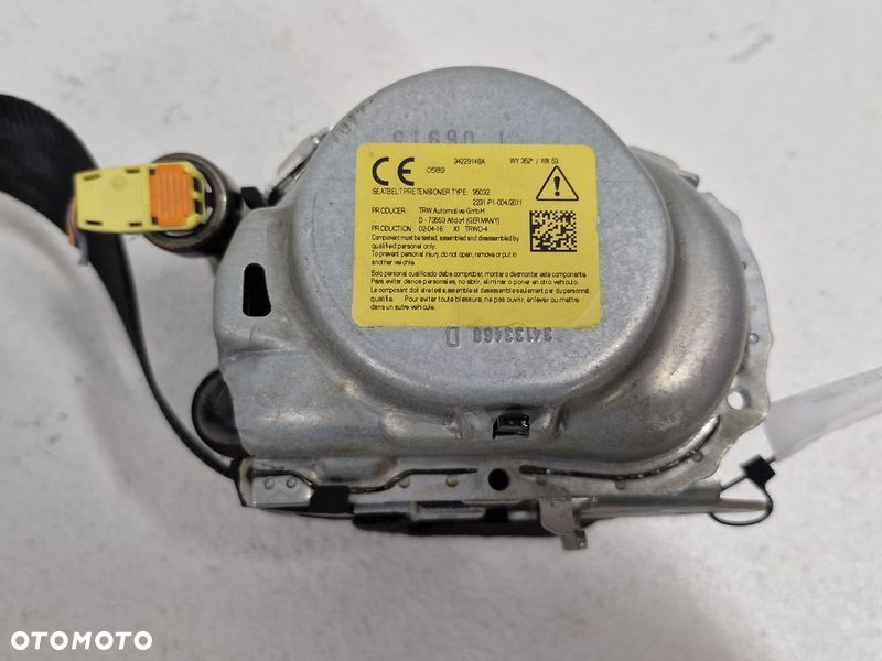 fiat 500x 500 x pas bezpieczeństwa prawy tył tylny 07356119510 - 7