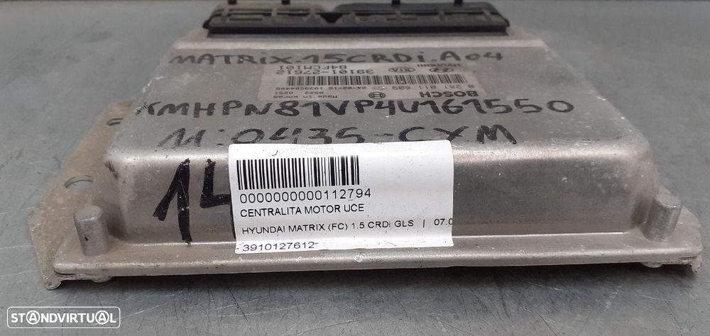 CENTRALINA DO MOTOR UCE HYUNDAI MATRIX FC - 1